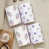 100% Cotton Eco Bath Towels Pack of 4 | Soft & Absorbent | 60x30 Inches