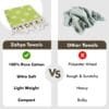 100% Pure Cotton Turkish Style Bath Towels