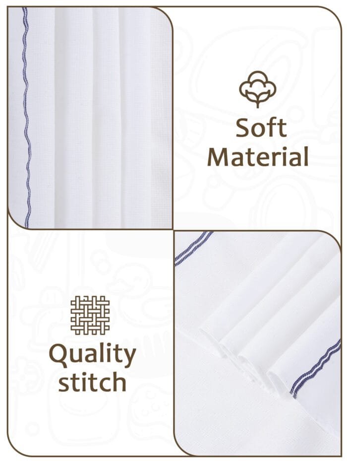 100% Pure Cotton Napkins – Pack of 6