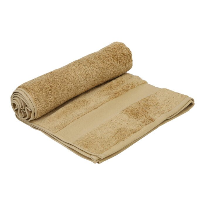 ZAHYA 100% Pure Cotton 650 GSM Terry Bath Towel - Beige