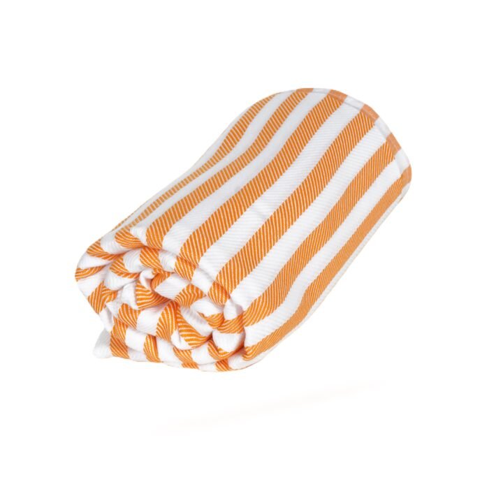 ZAHYA Mint Bath Towel 100% Fine Cotton - Orange