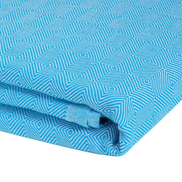 ZAHYA Mint Bath Towel 100% Fine Cotton - Azure Blue