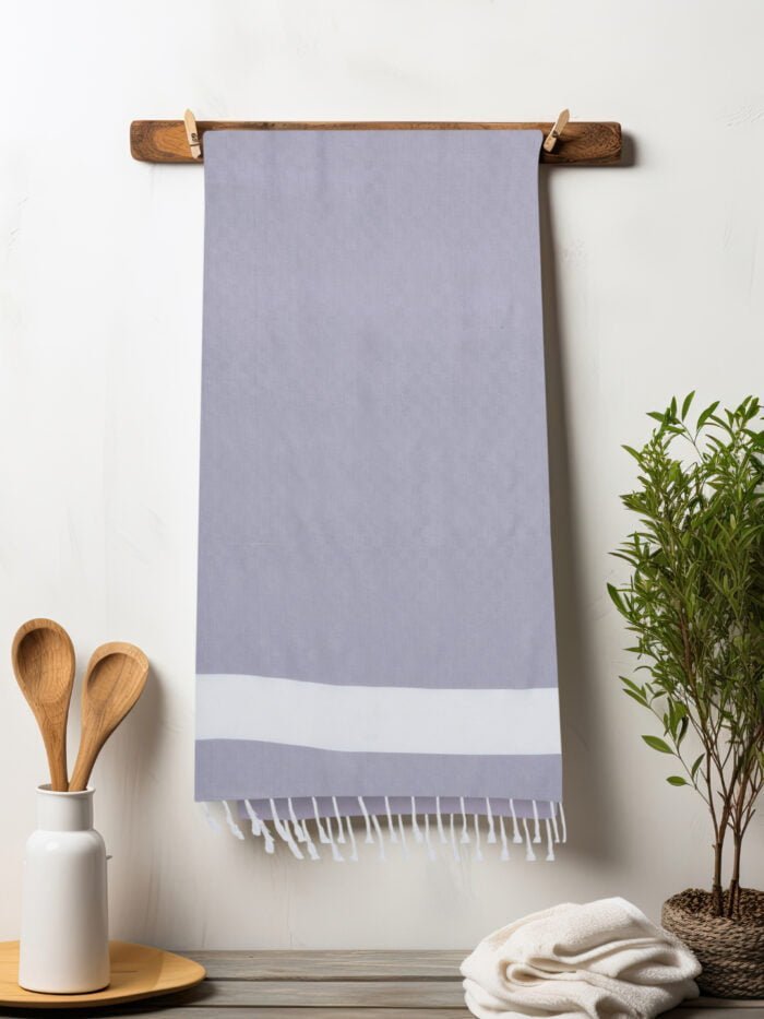 100% Bamboo Turkish Style Grey Bath Towel
