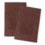 Terry Cotton Bath Mat Set of 2 – 750 GSM, Absorbent