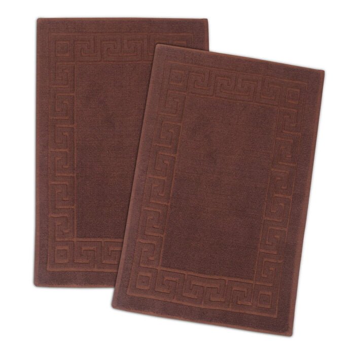 Terry Cotton Bath Mat Set of 2 – 750 GSM, Absorbent