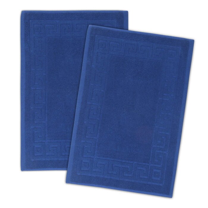 Terry Cotton Bath Mat Set of 2 – 750 GSM, Absorbent