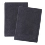 Terry Cotton Bath Mat Set of 2 – 750 GSM, Absorbent
