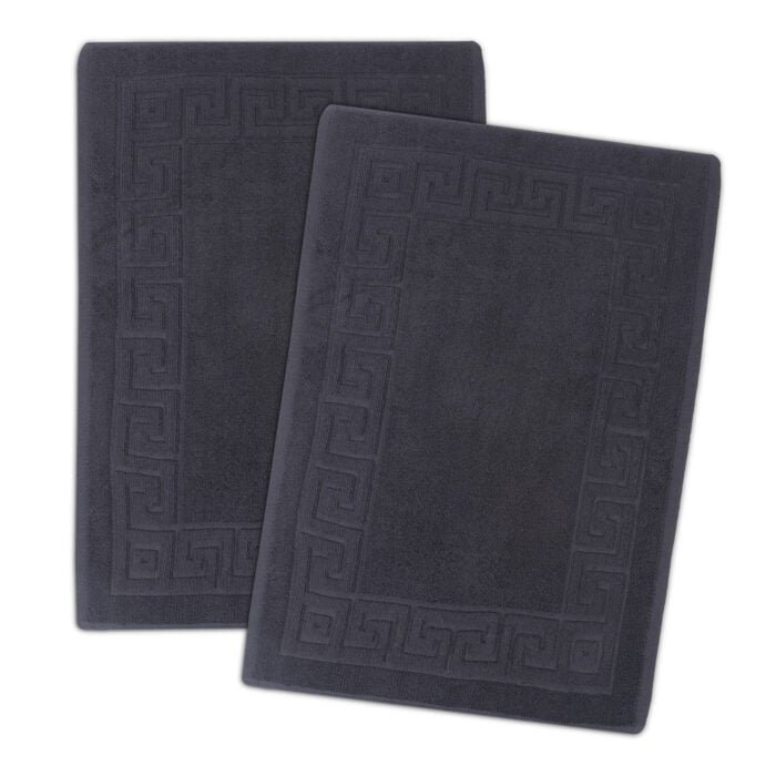 Terry Cotton Bath Mat Set of 2 – 750 GSM, Absorbent