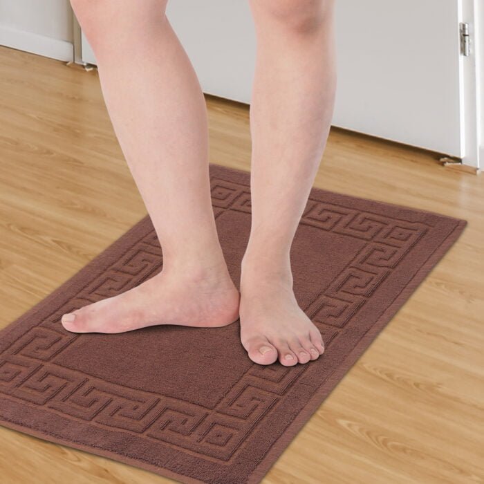 Terry Cotton Bath Mat Set of 2 – 750 GSM, Absorbent