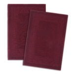 Terry Cotton Bath Mat Set of 2 – 750 GSM, Absorbent