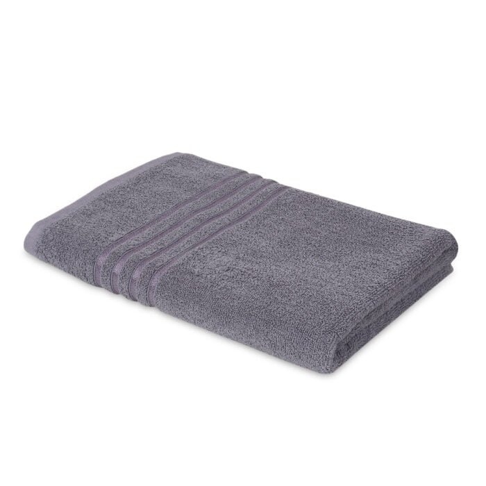 IMG_9244 ZAHYA Pure Cotton 500 GSM Bath Towel Combo - Grey & Green