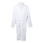IMG_9404 ZAHYA Unisex Cotton Bathrobe - White