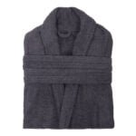 IMG_9428 ZAHYA Unisex Cotton Bathrobe - Grey