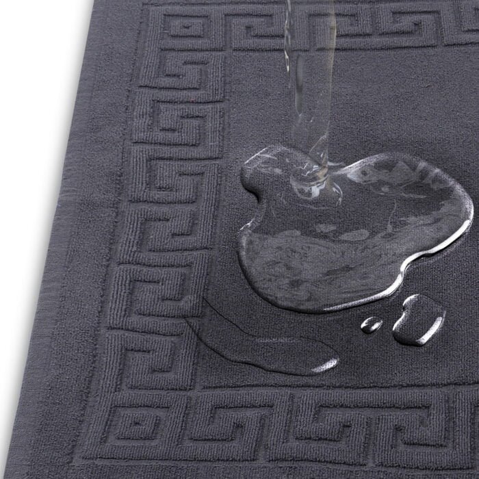Terry Cotton Bath Mat Set of 2 – 750 GSM, Absorbent