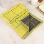 ZAHYA 100% Cotton Zero Twist Double Face Bath Towel - Mustard Yellow ZAHYA 100% Cotton Zero Twist Double Face Bath Towel - Mustard Yellow
