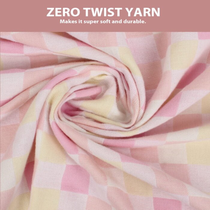 Zero Twist Cotton Bath Towel – Twin Layer, Ultra Soft