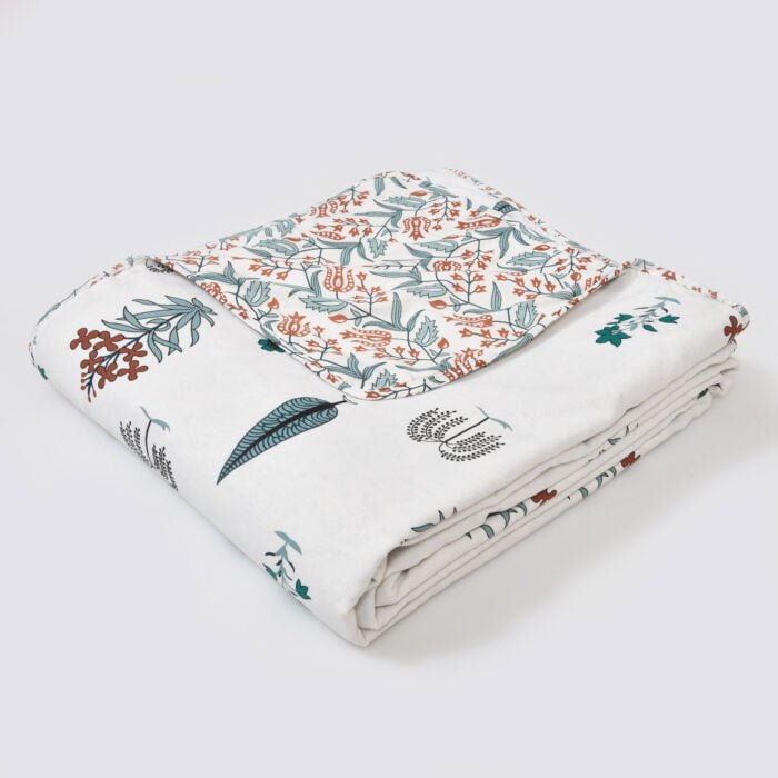 100% Pure Cotton 3-Layer Reversible Dohar – Printed & Breathable