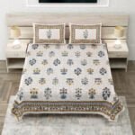 Cotton Bed-sheet king size with 2 pillow covers