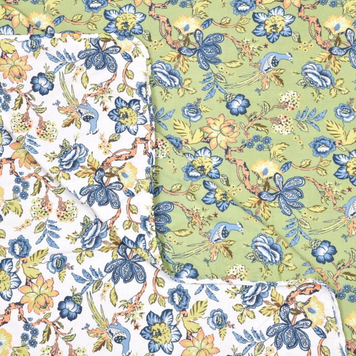 100% Pure Cotton 3-Layer Reversible Dohar – Printed & Breathable
