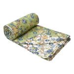100% Pure Cotton 3-Layer Reversible Dohar – Printed & Breathable