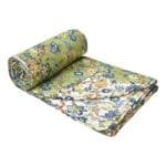 100% Pure Cotton 3-Layer Reversible Dohar – Printed & Breathable