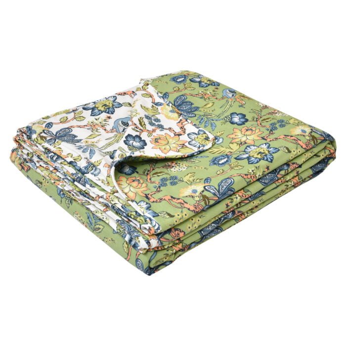 100% Pure Cotton 3-Layer Reversible Dohar – Printed & Breathable