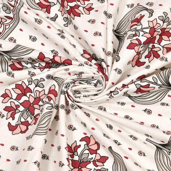 Pure Cotton King Size Bedsheet with Pillow Covers