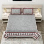 Cotton Bed-sheet king size with 2 pillow covers Cotton Bed-sheet king size with 2 pillow covers