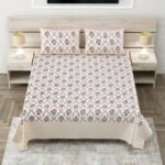 Cotton Bed-sheet king size with 2 pillow covers Cotton Bed-sheet king size with 2 pillow covers