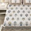Pure Cotton King Size Bedsheet with Pillow Covers