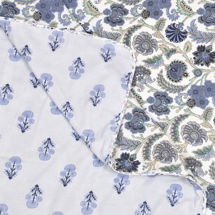 100% Pure Cotton 3-Layer Reversible Dohar – Printed & Breathable