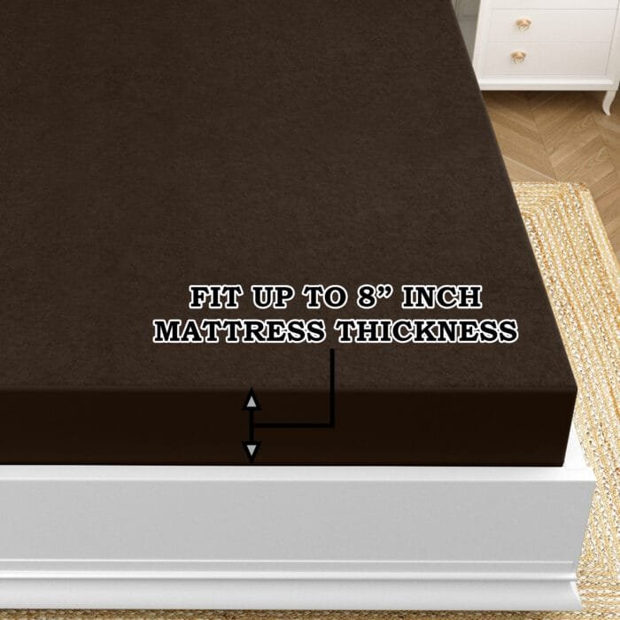 ft-5i Terry Cotton Waterproof Fitted Mattress Protector