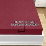 ft-6k Terry Cotton Waterproof Fitted Mattress Protector