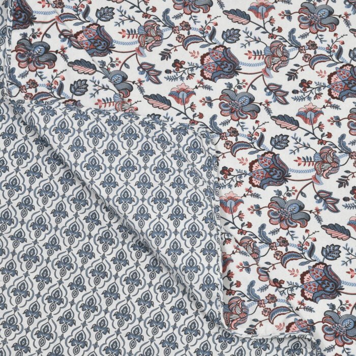 100% Pure Cotton 3-Layer Reversible Dohar – Printed & Breathable