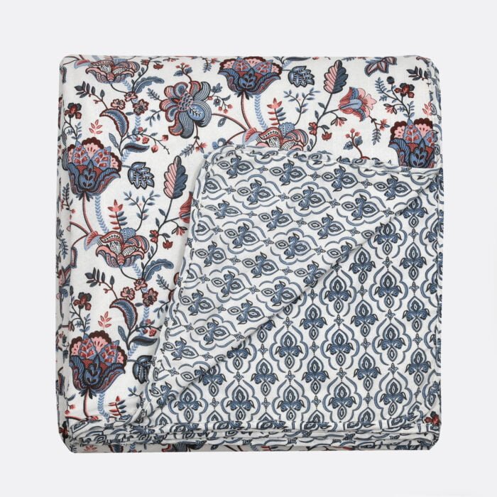 100% Pure Cotton 3-Layer Reversible Dohar – Printed & Breathable