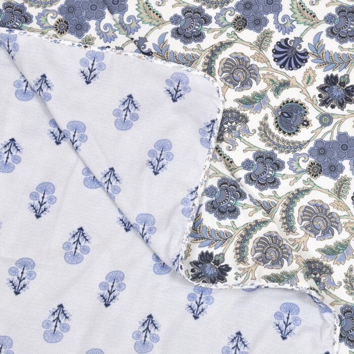 100% Pure Cotton 3-Layer Reversible Dohar – Printed & Breathable