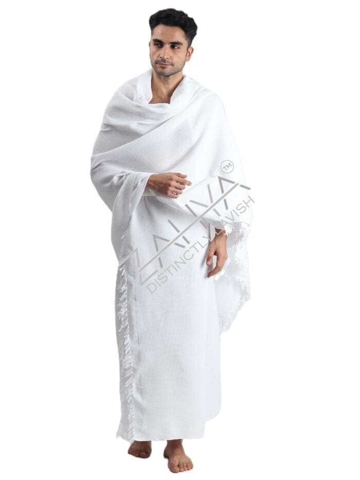 Honeycomb Cotton Ihram – Soft & Breathable for Hajj & Umrah