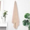 100% Pure Bamboo Bath Towel Pack of 2 – Pin Stripe, Soft & Eco-Friendly