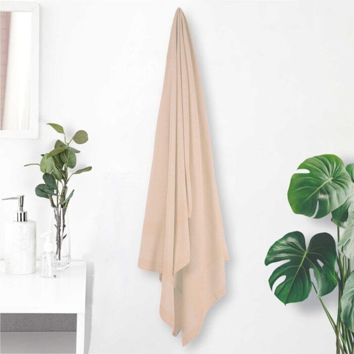 100% Pure Bamboo Bath Towel Pack of 2 – Pin Stripe, Soft & Eco-Friendly
