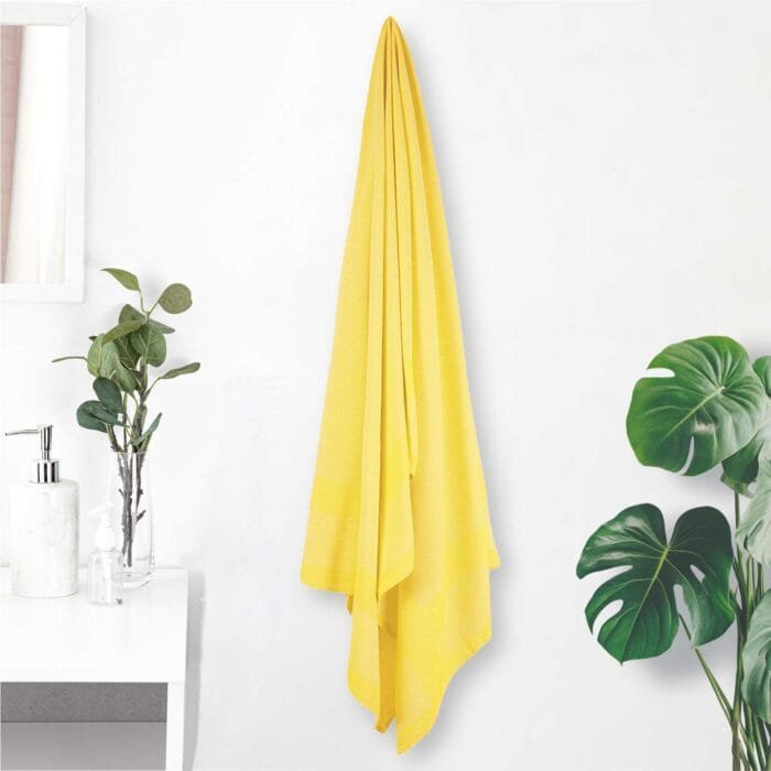 100% Pure Bamboo Bath Towel Pack of 2 – Pin Stripe, Soft & Eco-Friendly
