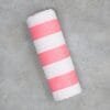 100% Pure Bamboo Bath Towel – Cabana Stripe, Soft & Eco-Friendly
