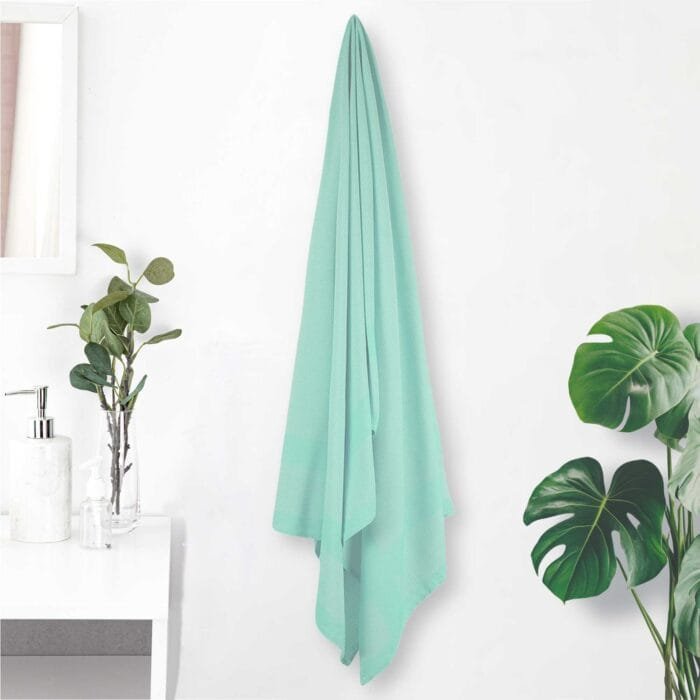 100% Pure Bamboo Bath Towel Pack of 2 – Pin Stripe, Soft & Eco-Friendly