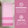 04 100% Pure Bamboo Bath Towel Highly Absorbent – Soft, Eco-Friendly