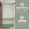 100% Pure Bamboo Bath Towel Highly Absorbent – Soft, Eco-Friendly