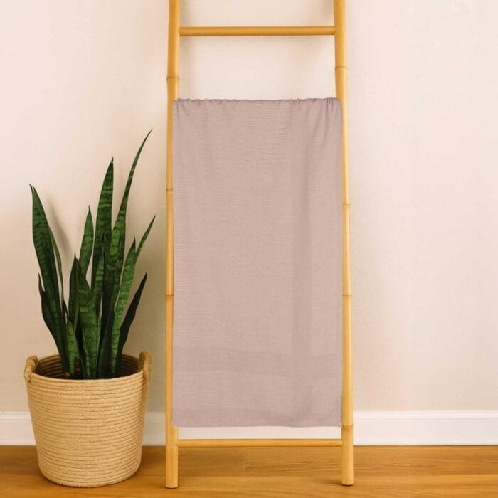 100% Pure Bamboo Bath Towel Pack of 2 – Pin Stripe, Soft & Eco-Friendly