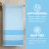 100% Pure Bamboo Bath Towel Highly Absorbent – Soft, Eco-Friendly