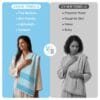 100% Pure Bamboo Bath Towel Highly Absorbent – Soft, Eco-Friendly