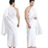 Diamond Weave Pure Cotton Ihram – Soft, Breathable for Hajj, Umrah