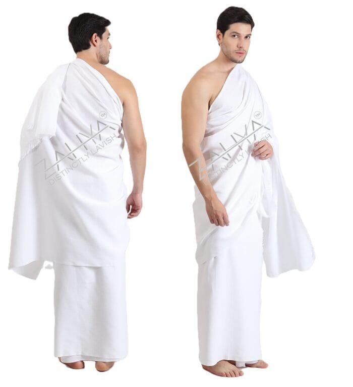 Diamond Weave Pure Cotton Ihram – Soft, Breathable for Hajj, Umrah