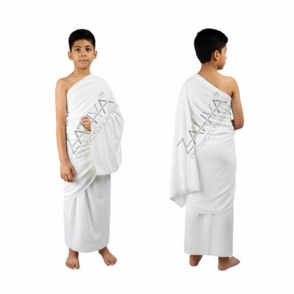7 year old model wearing Terry Ihram sized 30x60 inches